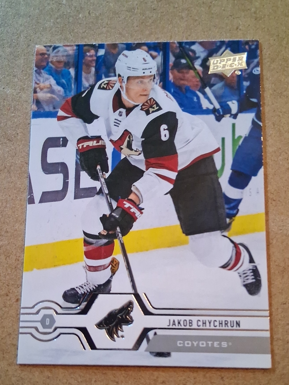 Arizona Coyotes Hockey Trading Card - White/Black/Red